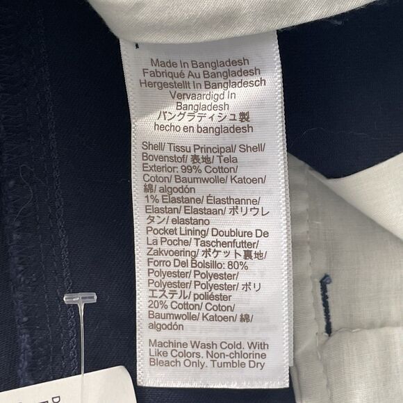 NEW J Crew Shorts Men's Size 30 Blue 7 Inch Inseam Flat Front Chino MSRP $69.50 - Picture 11 of 13